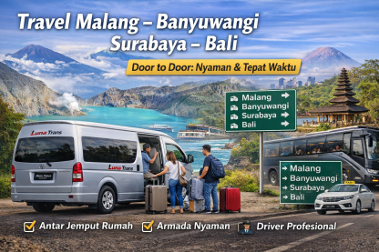 Layanan Travel Jawa Timur & Sekitarnya Paling Praktis